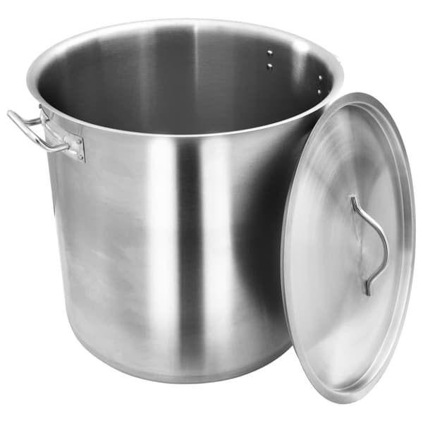 vidaXL suppegryde 50 l 40 x 40 cm rustfrit stål