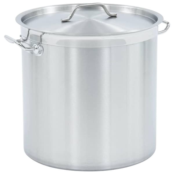 vidaXL suppegryde 50 l 40 x 40 cm rustfrit stål