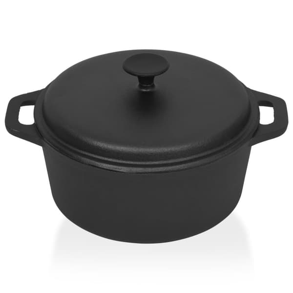 vidaXL Gryta Ø26,5 cm gjutjärn
