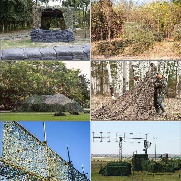 Naamiointiverkko – Skogslöv Camouflage-Saatavana useita kokoja