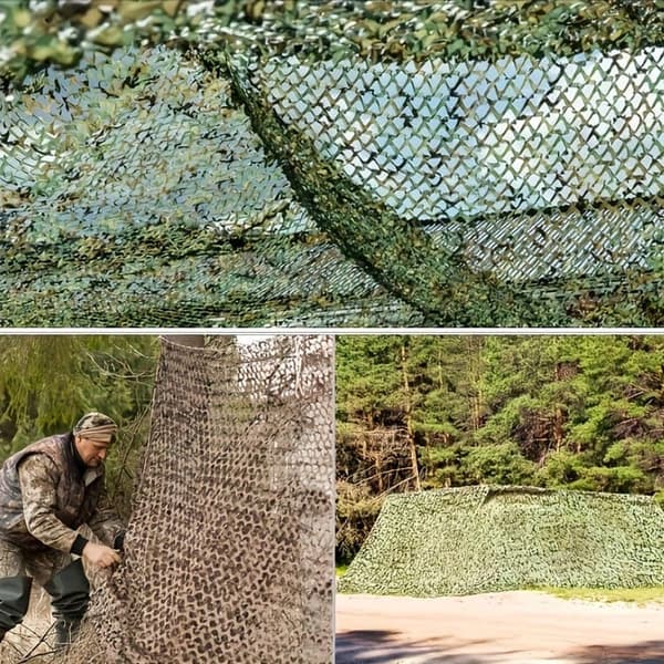 Bomclap naamiointiverkko metsästykseen, retkeilyyn, ammuntaan, aurinkovarjoon ja puutarhan sisustamiseen