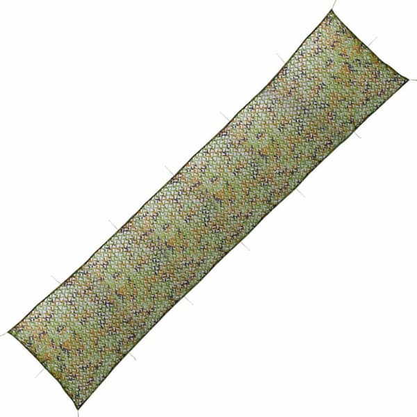 vidaXL kamuflagenet med opbevaringspose, 1,5x7 m