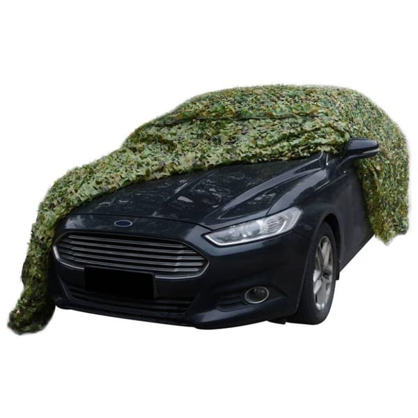 vidaXL camouflagenet med opbevaringstaske 1,5x8 m grøn