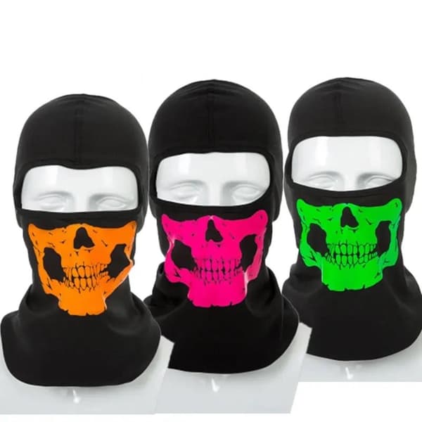 Maske hette balaclava Halloween Full Face Cover ski motorsykkel hodeskalle