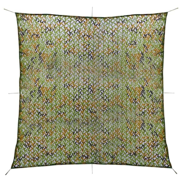 camouflagenet med opbevaringstaske 5x5 m grøn
