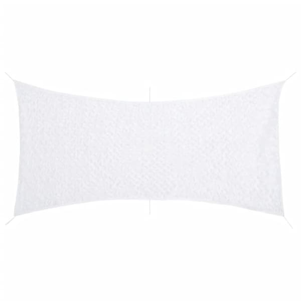vidaXL Naamiointiverkko säilytyspussilla 506x279 cm valkoinen