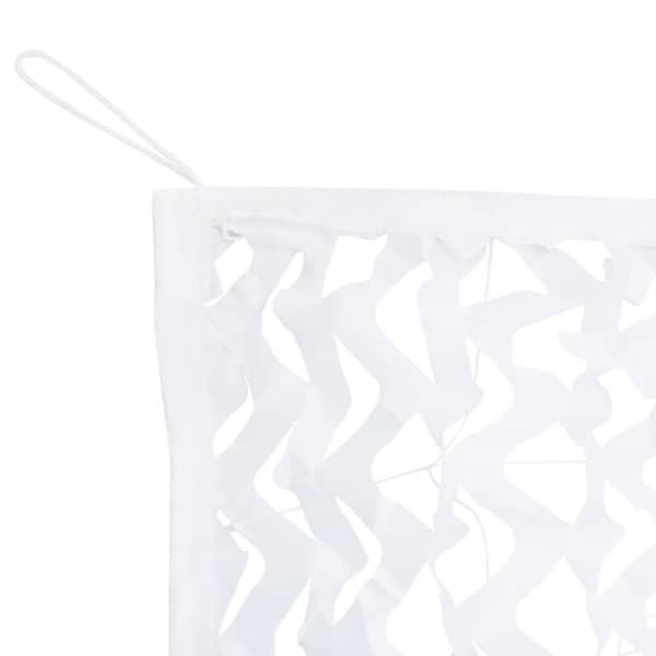 vidaXL camouflagenet 312x140 cm med opbevaringspose hvid