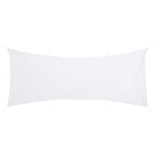 vidaXL Naamiointiverkko säilytyspussilla 708x423 cm valkoinen