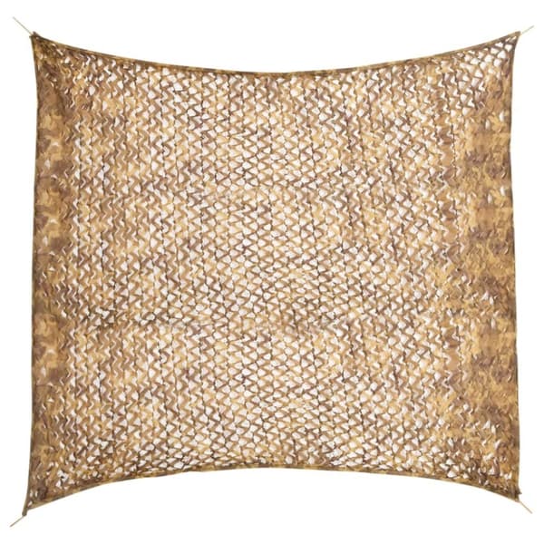 Camouflagenät med förvaringsväska 316x296 cm sand