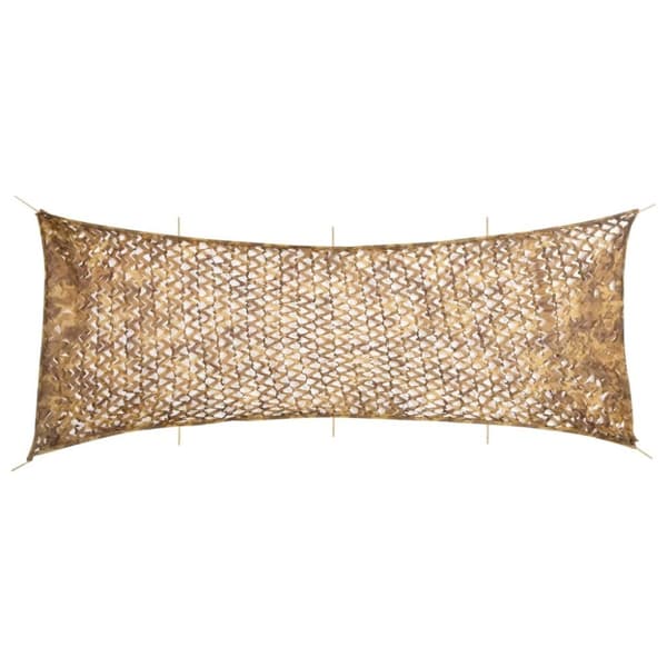 Camouflagenät med förvaringsväska 833x297 cm sand