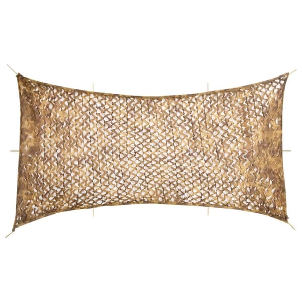 camouflagenet 708x423 cm med opbevaringspose sandfarvet