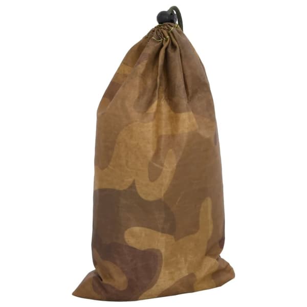 camouflagenet 521x493 cm med opbevaringspose sandfarvet