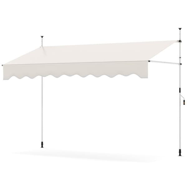 Markise, 300x120x210-300 cm, Sort