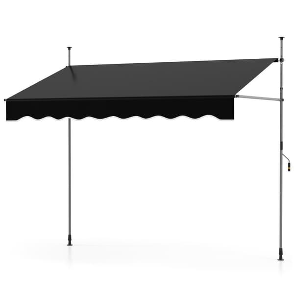 Markis, 250x120x210-300 cm, Svart