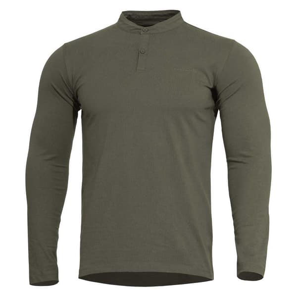 Pentagon Langærmet T-shirt Romeo 2.0 Henley Grøn L