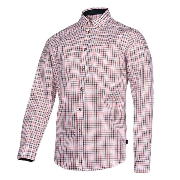 Baleno Lang ærmet Skjorte Berkley Rød,Orange 3XL