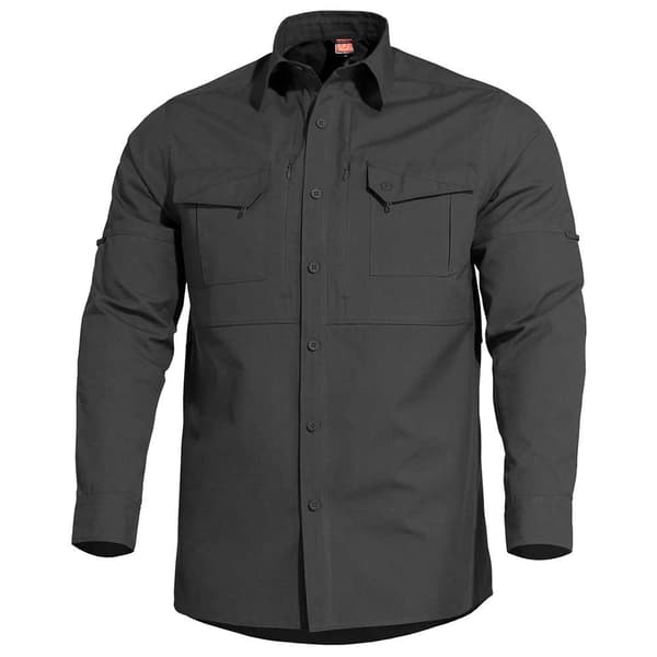 Pentagon Lang ærmet Skjorte Plato Tactic Sort 3XL