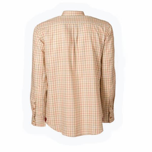 Pasion Morena Squares Langærmet Skjorte Gots Beige S