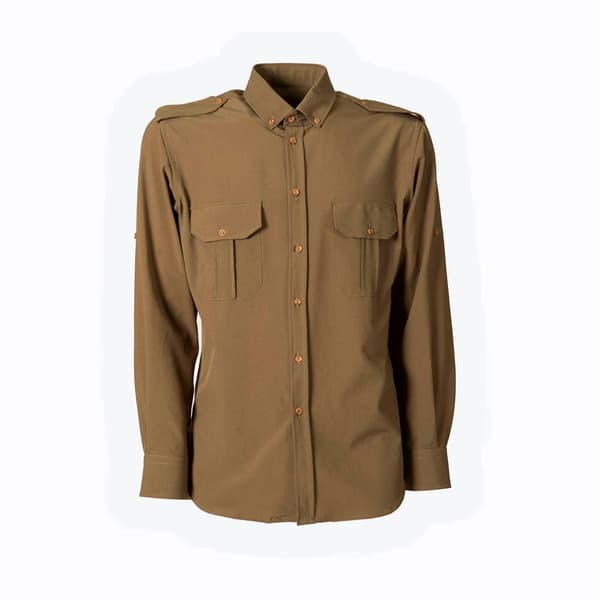 Pasion Morena Lang ærmet Skjorte Safari Grøn 2XL