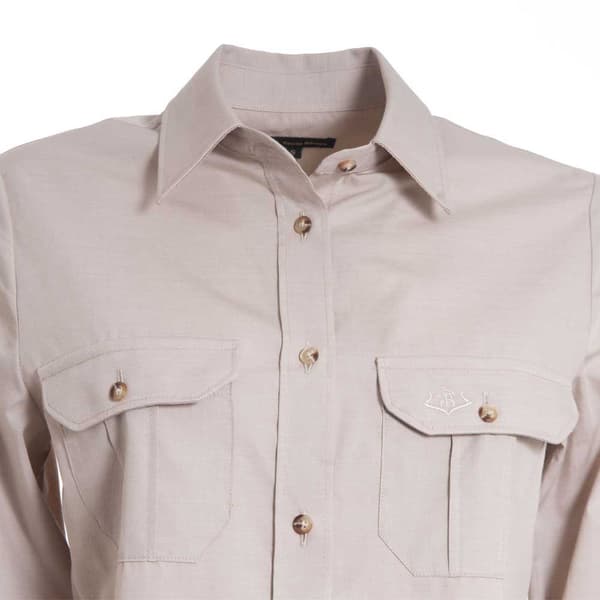 Pasion Morena Lang ærmet Skjorte Safari Sido Beige XS