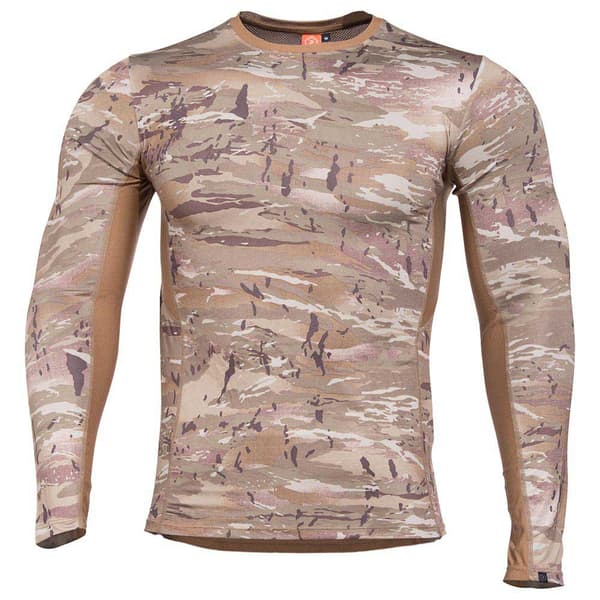 Pentagon Langærmet T-shirt Apollo Activity Camo Beige S