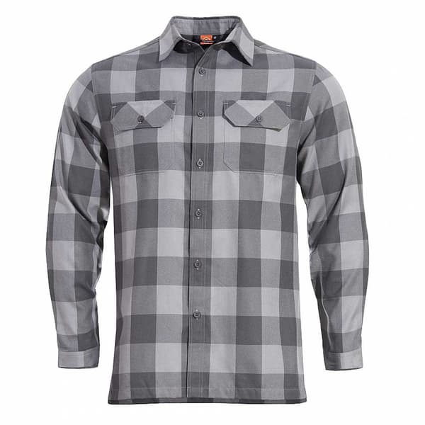 Pentagon Lang ærmet Skjorte Flannel Grå XS