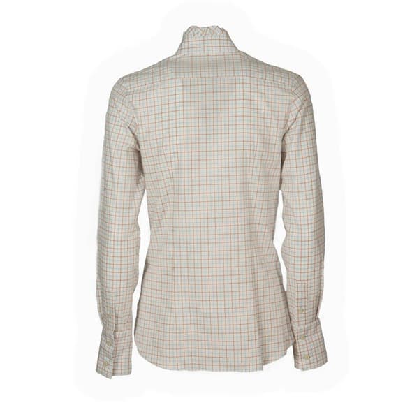 Pasion Morena Squares Langærmet Skjorte Rocio Beige S