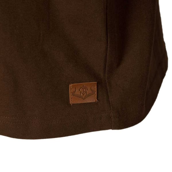 Pasion Morena Kortärmad T-shirt Med V-ringning Outdoors Brun L