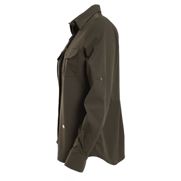 Pasion Morena Lang ærmet Skjorte Safari Grøn 2XL