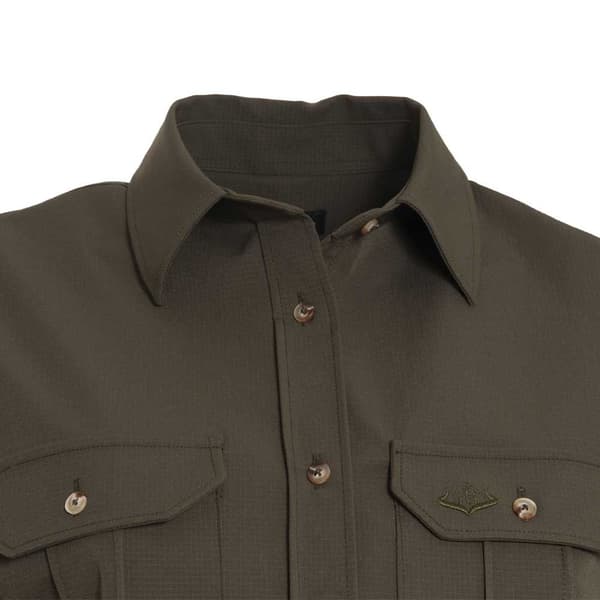 Pasion Morena Lang ærmet Skjorte Safari Grøn 2XL