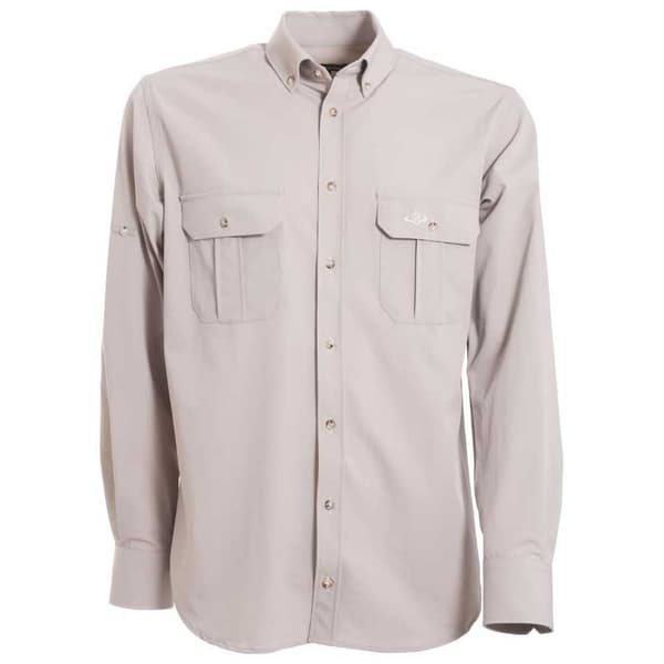Pasion Morena Lang ærmet Skjorte Safari Beige 2XL
