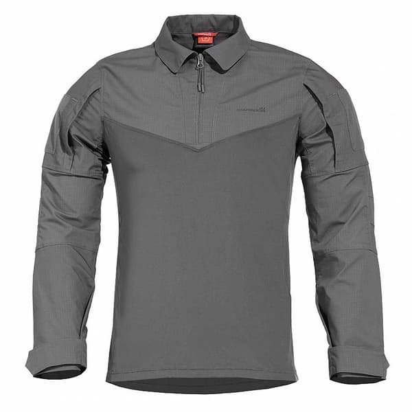 Pentagon Ranger Tac Fresh T-shirt Med Lange ærmer Grå S