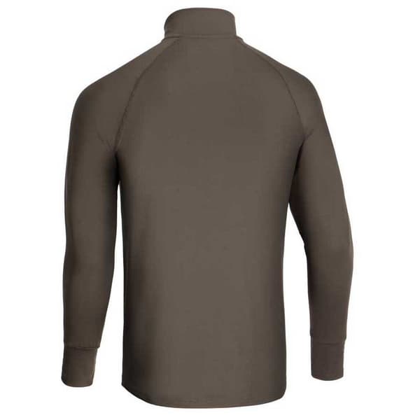 Outrider Tactical 11113120220 Halv Dragkedja Långärmad T-shirt Brun XL