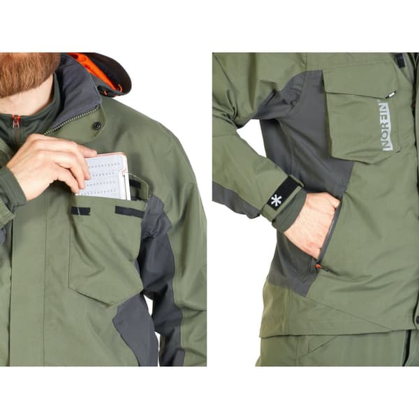 Norfin kalvopuku Alpha, oliivi/harmaa XL