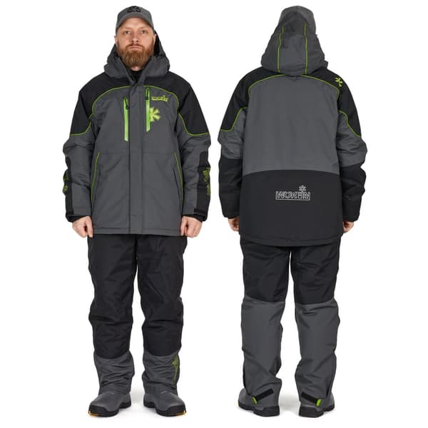 Norfin kalvopuku Feeder Thermo, vuorillinen, musta/harmaa XXL