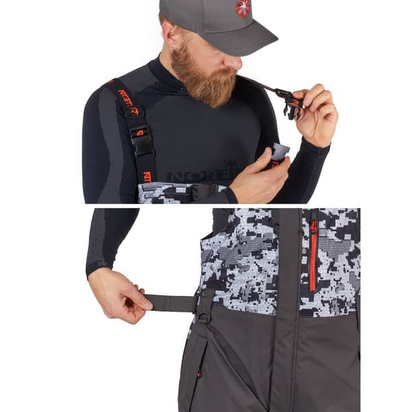Norfin kalvopuku Pro Dry 3, camo/harmaa XL