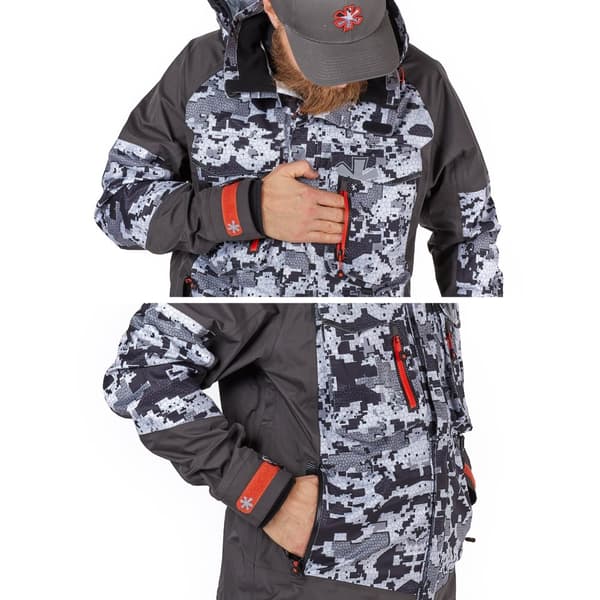 Norfin kalvopuku Pro Dry 3, camo/harmaa XXL