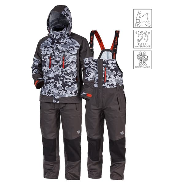 Norfin kalvopuku Pro Dry 3, camo/harmaa XXL