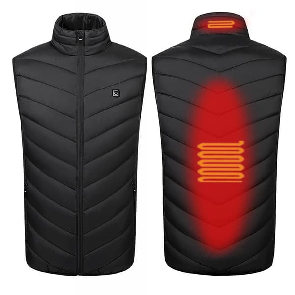 INF Varm vest Sort  XL