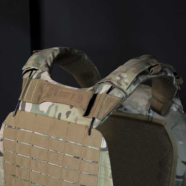 Pentagon Vest Milon Plate Brun