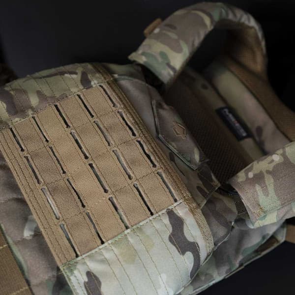 Pentagon Vest Milon Plate Brun