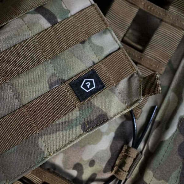 Pentagon Vest Milon Plate Brun