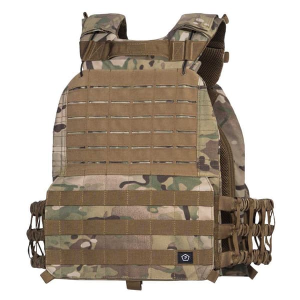 Pentagon Vest Milon Plate Brun