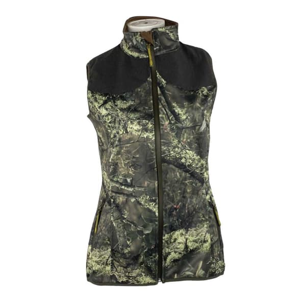 Pasion Morena Camouflage Vest Soft Shell Grøn L