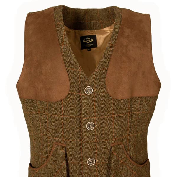 Pasion Morena Skytteväst New Tweed Brun 4XL