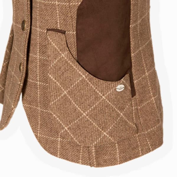Pasion Morena Forstærkning Skydevest Tweed Brun L