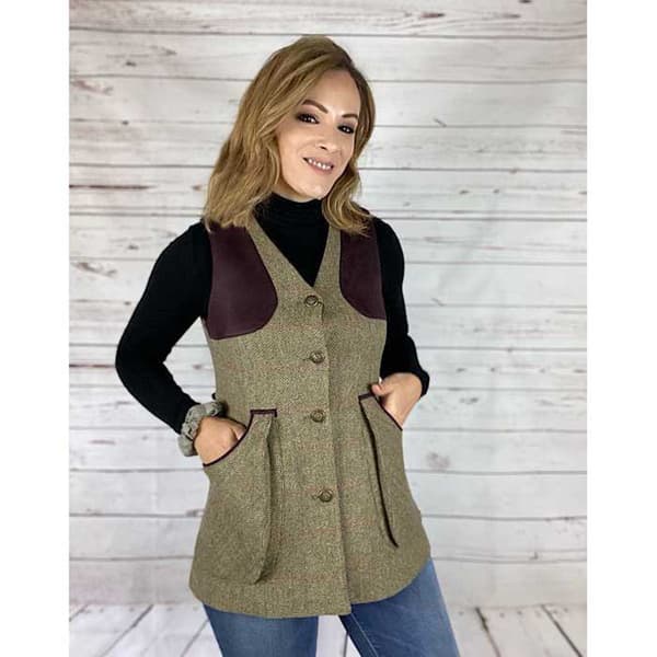 Pasion Morena Ammunta Liivi Tweed 0803416 Vihreä XL