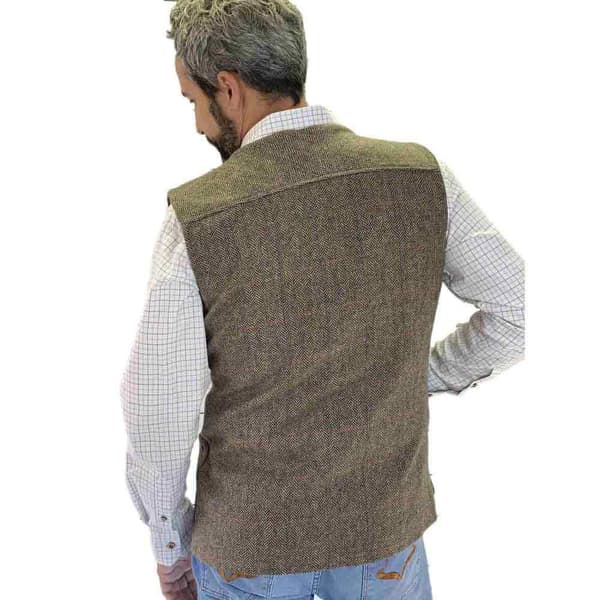 Pasion Morena Skytteväst Tweed Grönt XL