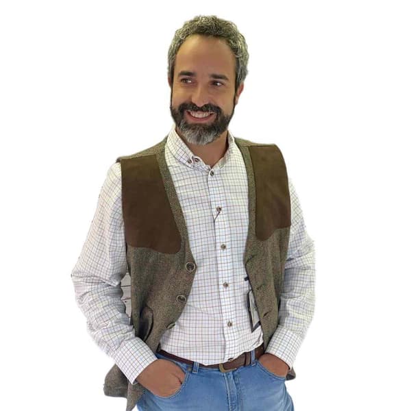 Pasion Morena Skydevest Tweed Grøn XL