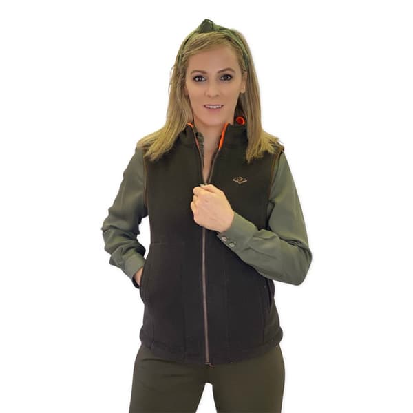 Pasion Morena Polar Vest Reversible Orange 2XL